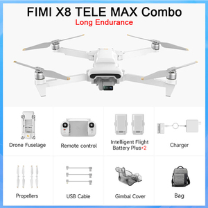<span class=keywords><strong>Drone</strong></span> FIMI X8 TELE MAX 20Km, gimbal 3 trục chuyên nghiệp, GPS, camera kép 4K HD góc rộng, ống kính tele, quay video ban đêm siêu nét, chất liệu nhựa - Product Image 2