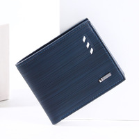 Dompet Koin Ultra Tipis Terlaris yang Dapat Disesuaikan, Tempat Kartu Kredit, Dompet Tipis Kulit PU Pria