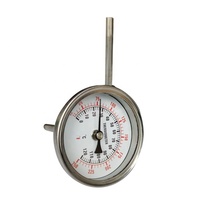 Thermomètre bimétallique industriel haute température 0-120 degrés Celsius