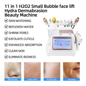Appareil de soin du visage par hydrodermabrasion 11 en 1, nettoyeur de peau à bulles fines, microdermabrasion ultrasonique, appareil de beauté pour salon - Product Image 2