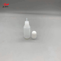 Flacon compte-gouttes vide en plastique de 5 ml, 10 ml, 15 ml avec bouchon rond, flacon de stockage pour liquides pigmentés, flacon compte-gouttes souple pour colle