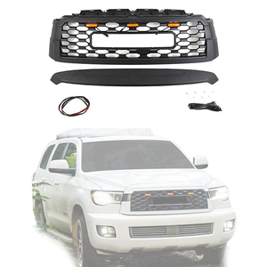 Parrilla de Parachoques de Plástico ABS Negro para Coche 4x4 Offroad de LUMA Accessories, Compatible con Modelos Toyota <span class=keywords><strong>Sequoia</strong></span> 2010-2018 y 2019-2021 - Product Image 1