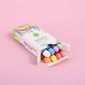 Lot de crayons de cire solubles dans l'eau, multicolores, non toxiques, portables, pour la maison, l'école et la peinture - Product Image 6