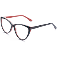 Monture de lunettes classiques œil-de-chat Elan Optical RD26061, best-seller, monture complète pour femme en acétate, lunettes optiques écologiques sans peinture