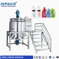 Mélangeur de machine de fabrication de savon liquide de shampooing de détergent de SUS316L 500L- 5000L