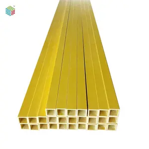 Frp Pipe Hight Strength FRP Hollow Fiberglass Tubing Round Tube Square Pipe