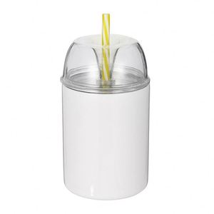 12oz 24oz Dome Lid Tumbler Blank Sublimation Snow Globe Style with Straw for <b>Kids</b> Crafts - Product Image 1