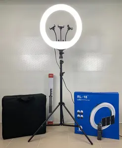 14 inch three light model Desktop Ring Fill Light LED Selfie make up Ring live Light with Desktop Stand Cellphone Tripod