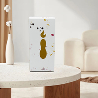 Boîtes d'emballage de diffuseur de roseau de luxe Coffret cadeau avec fenêtre transparente en plastique Bouteille de parfum de maison Boîte en papier