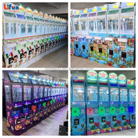 Игровой автомат Lifun Custom Mega Mini Crane Machine (Металлический) с краном для игрушек, призами и монетоприемником, для рынка США, гарантия 1 год