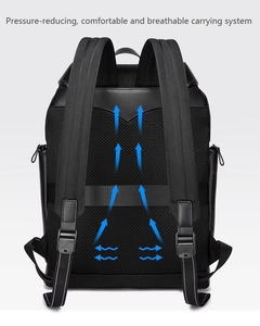 Sac à dos pour ordinateur <span class=keywords><strong>portable</strong></span> RAYLON personnalisé grande capacité en matériaux recyclés, sac de voyage unisexe en Oxford, sacs à main de voyage imperméables et durables - Product Image 3