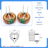 Inducteur toroïdal à noyau de ferrite et bobine en cuivre, sur mesure 14*9*5 2mH, pour la réduction du bruit haute fréquence et le refoulement des surtensions communes