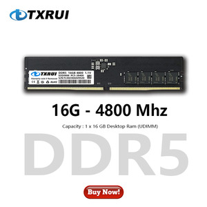 Nouvelle mémoire RAM SODIMM TXRUI DDR5 16 Go 4800 MHz 1,1 V pour ordinateur de bureau PC5-38400 (édition 2026) - Product Image 2