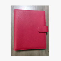 Carpeta Archivadora de Anillas A5/A4 para Conferencias, en Cuero PU de Colores Variados, Producto de Archivo del Fabricante