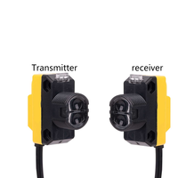 Capteurs photoélectriques infrarouges à réflexion rétro NPN NO/NC DC 10-30V, portée 3M avec amplificateur