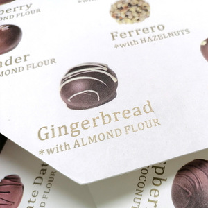 Emballage personnalisé biodégradable, écologique, de qualité alimentaire, résistant à la graisse, à la chaleur et à l'eau, pour bonbons et chocolats, protection multicouche - Product Image 3