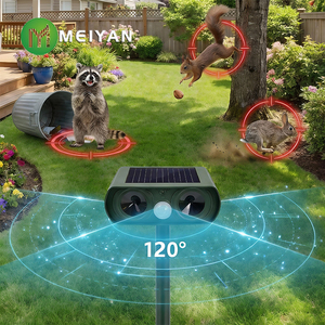 Ultrasonic Pest <strong>Repellent</strong> Outdoor Courtyard Solar Ultrasonic <strong>Bird</strong> <strong>Repellent</strong> Animal <strong>Repellent</strong> to Drive Away Dogs and <strong>Birds</strong> - Product Image 3