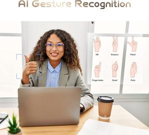 Máy ảnh hội nghị 4k PTZ với tính năng tự động theo dõi 5x Zoom kỹ thuật số USB 3.0 120 FOV cho cuộc họp thu phóng phát trực tiếp - Product Image 4