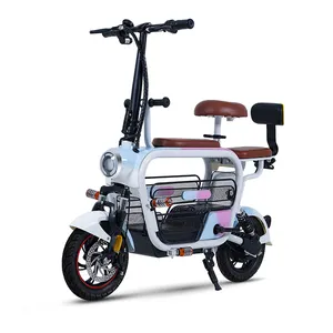2023 Electric Bicycle 48V 350W Kids Motor Bikes For Kids Motorcycles For Children 12Ah E-bike With Removable Battery