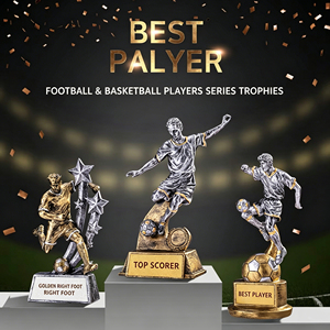 Trophées personnalisés en résine pour football et basketball, récompense sifflet <span class=keywords><strong>d</strong></span>'<span class=keywords><strong>or</strong></span> pour rencontres sportives, champion de compétition, joueur exceptionnel - Product Image 3