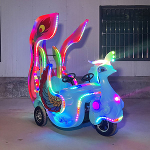 Personalizado 48V 500W niños Ride-on coche eléctrico luminoso <span class=keywords><strong>Phoenix</strong></span> ruedas inflables para parques infantiles interior educativo uso en el aeropuerto - Product Image 2
