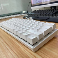 Clavier d'Ordinateur Mécanique 61 Touches RGB, Conception Ergonomique, Clavier Connecté pour Gaming, Ordinateur Pas Cher