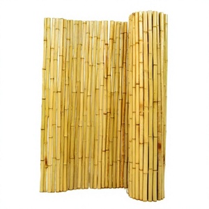 Full Round Roll of Bamboo Cendani Stakes Canes | 6 Feet Eco-Friendly Modern Outdoor <b>Fence</b> Trellis for Garden Use Vietnam Nature - Product Image 1