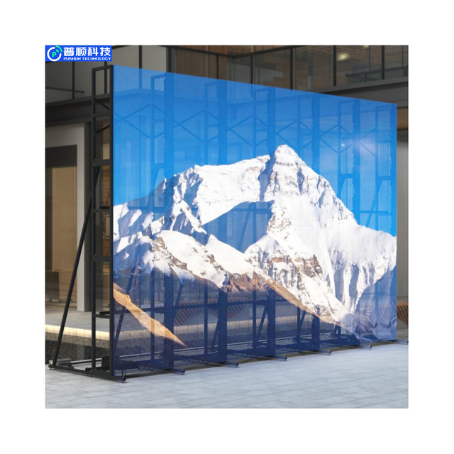 Factory Price Advertising Transparent LED Screen Customized Film LED Display Glass