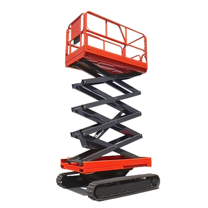 Plataformas de trabajo aéreo Todo terreno 6-14m Elevador de tijera Eléctrico Hidráulico sobre orugas Elevador de tijera autopropulsado Elevador pequeño - Product Image 1