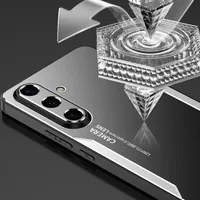 Etui de Luxe en Alliage d'Aluminium pour Samsung, pour A55, A35, A05, A16, A06, A53, A36, A17, A07