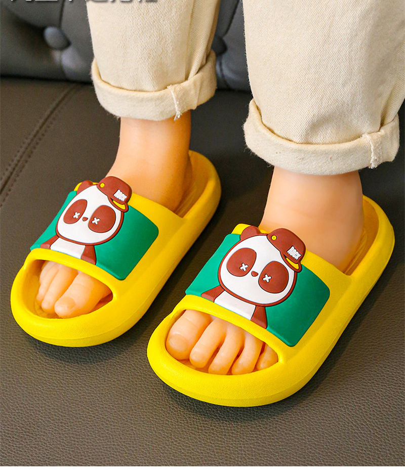 Children's Slippers Boys and Girls Indoor Anti-slip Soft Bottom Cartoon Baby Slides Slippers