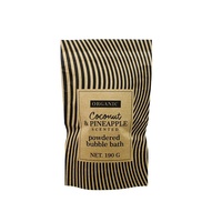 De noix de coco biologique naturelle parfum papier sac bain moussant en poudre