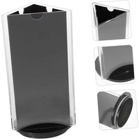 Support de menu rotatif à 360° en acrylique écologique portable pour restaurants, hôtels et commerces de détail