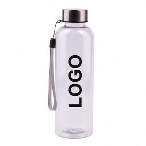Bouteilles d'eau en plastique personnalisées avec logo promotionnel YS307, 500 ml, sans BPA, pour le sport et la remise en forme, neuves, 1000 ml avec couvercle en acier inoxydable - Product Image 1