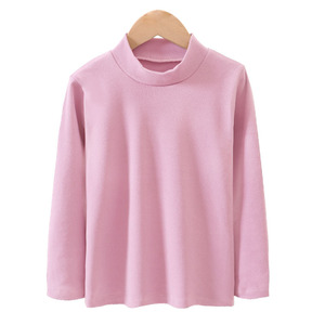 Haut en velours chaud à <span class=keywords><strong>col</strong></span> <span class=keywords><strong>roulé</strong></span> mi-haut pour enfants et hommes, tailles moyennes et grandes, pour le printemps, l'automne et l'hiver, motif uni, tissu tricoté - Product Image 4