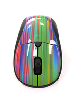 Souris optique USB sans fil MINI 2,4 GHz rétroéclairée par LED, 4 boutons 4D, pour ordinateur portable, 1200 DPI, pour droitiers/gauchers, en stock