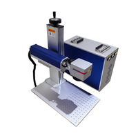 Marqueur laser à fibre refroidi par air, best-seller, pour métal, acier inoxydable et plastique dur |   Contrôle EZCAD, prise en charge DXF/AI