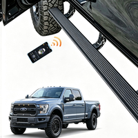 Marchepieds latéraux électriques à éclairage LED coloré en alliage d'aluminium MASSAIT pour Ford F150/F250/F350/F550 2020+