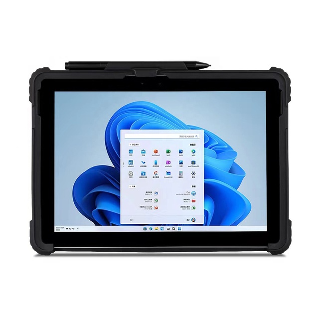Drop and Scratch Resistance Fully Protection Shockproof Rugged Case for 13'' Surface Pro 8 with Hand Strip
