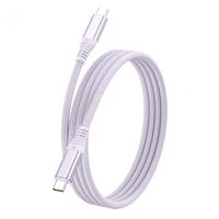 Kabel USB‑C ke USB‑C yang Tahan Lama dan Terjalin, PD3.1 240W, Pengisian Cepat, Kabel Daya Tinggi untuk Laptop, Ponsel, Power Bank