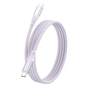 สายชาร์จเร็วแบบถัก PD3.1 Type‑C กำลังสูง 240W สายชาร์จแบบทนทานป้องกันการพันกันสำหรับอุปกรณ์ USB‑C หลายชนิด - Product Image 6