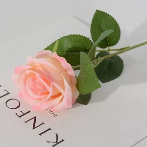 Ramo de flores de rosas artificiales de seda, hermosas rosas falsas para boda, decoración del hogar, flores falsas, regalo de San Valentín - Product Image 6