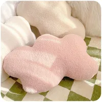 Coussin décoratif en peluche super douce AL 2024 Nordic, motif nuage de dessin animé, anti-stress, pour canapé et décoration intérieure