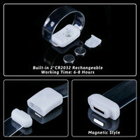 Bracelet magnétique lumineux personnalisé Ismart pour festivals, concerts, événements musicaux, bracelet LED