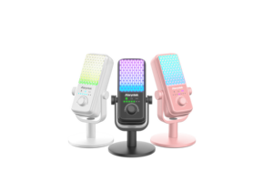 Microphone de bureau ARS60 RGB avec suppression du bruit et mixage de monitoring, micro à condensateur pour le gaming, le <span class=keywords><strong>streaming</strong></span> et l'enregistrement - Product Image 4