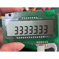 Module d'affichage LCD et contrôleur Sunman SMS07127, débitmètre 7 chiffres 6 points décimaux sans rétroéclairage Chine