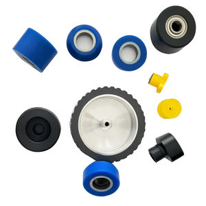 Rodízio Giratório de Alumínio em Poliuretano Ecológico Preto com Roda Sólida, Capacidade de Carga de 100kg-400kg, Garantia de <span class=keywords><strong>1</strong></span> Ano - Product Image 5