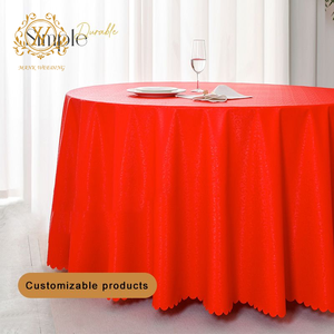 Vente en gros Easyclean <span class=keywords><strong>Nappe</strong></span> de ménage <span class=keywords><strong>Nappe</strong></span> résistante à l'huile imperméable à l'eau Enduit de PU <span class=keywords><strong>Nappe</strong></span> Jacquard <span class=keywords><strong>ronde</strong></span> pour hôtel de mariage - Product Image 5