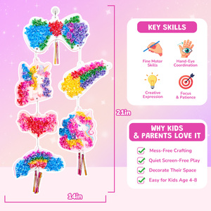 Giocattoli Educativi Joycat, Set Creativo Campanello a Vento Unicorno, Kit Artistico e Artigianale per l'Educazione Precoce, Giocattolo Fai-da-Te per Bambini - Product Image 5