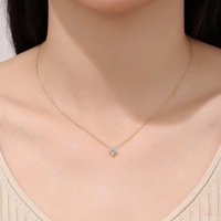 Luxuriöse S925 Sterling Silber 14K Vergoldete Mehrfarbige Paraiba Blau Rubinrot Kubisches Zirkonium Vierblättriges Kleeblatt Anhänger Halskette